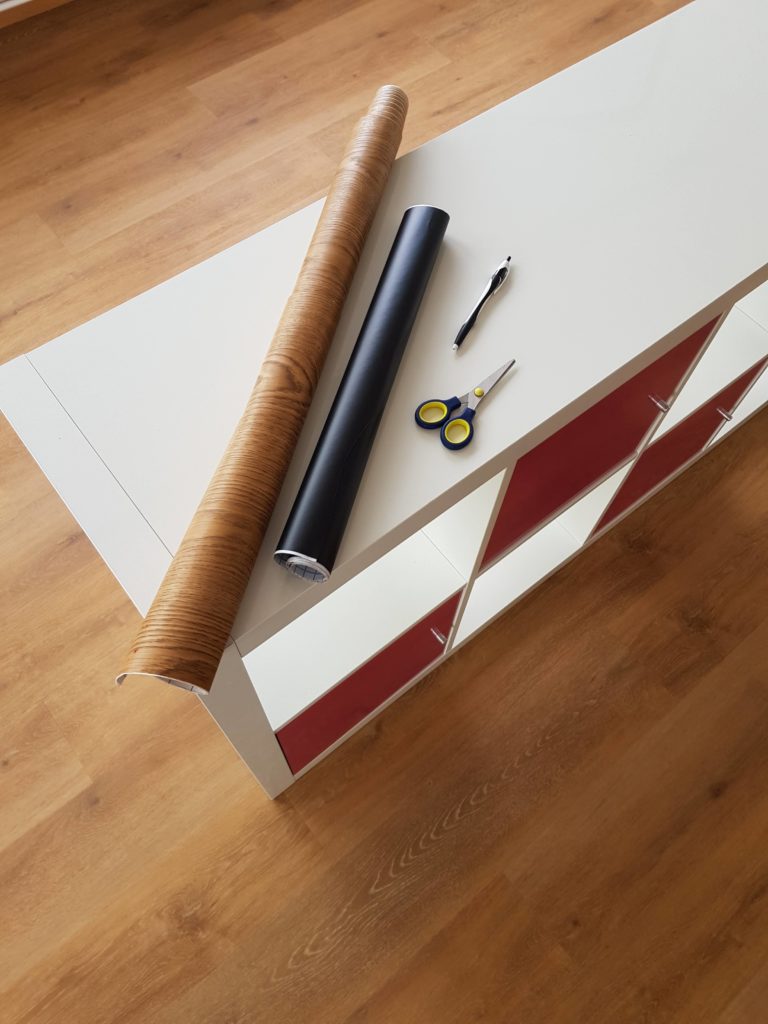 Für die einfache Spielküche brauchst du nur wenig Material.